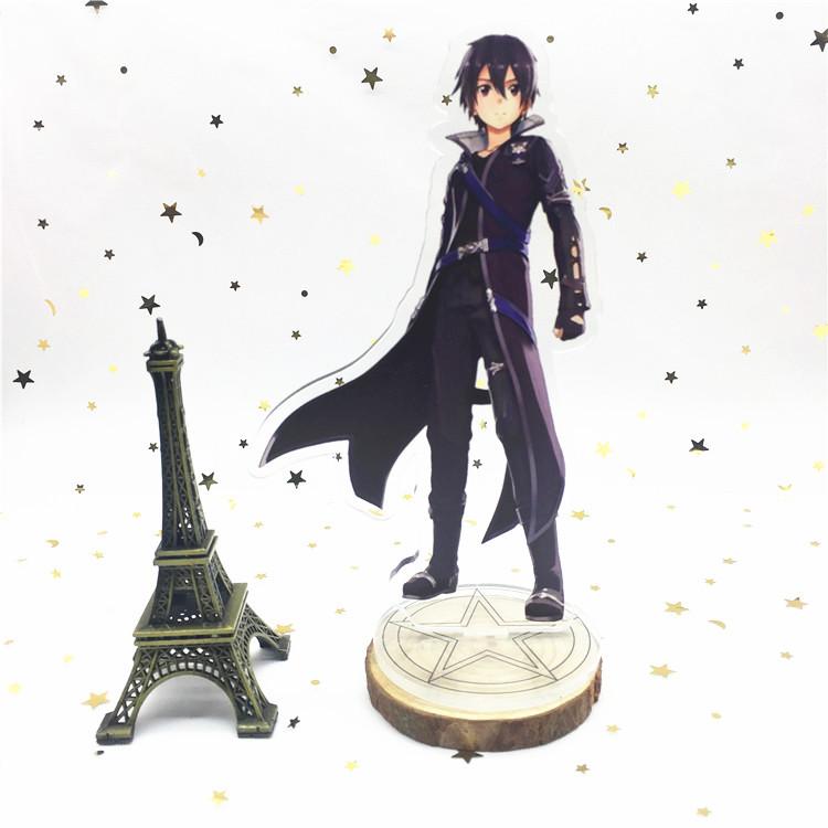 Игра аниме Sword Art Online акриловая подставка для персонажей косплея окрашенный декор стола орнамент подарок 15 см модель