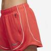 Nike Шорты для бега с логотипом сплошного цвета, женские шорты светло-красные, темно-красные DQ5933-696