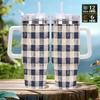 40oz  Insulated Sublimation Tumbler  Drop Shipping Straw Included For Countryside Farm Outdoor Work Use