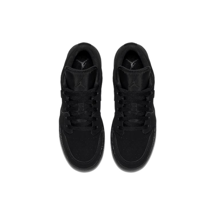 Jordan 1 Низкий GS Тройной Черный 553560-056