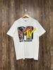 Vintage 90s MTV Music Television Psychedelic Logo T-Shirt / Fractal / Promo Tee / Signature / Size L