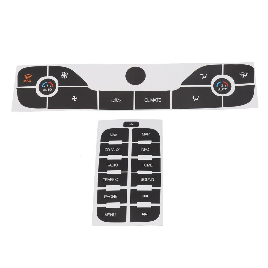 Кнопки управления Ячейки Ремонт Радио Наклейка Кнопки Ремонт Радио Наклейка Черная Кнопка S Max Ремонт Наклейка Наклейка