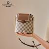 Mrs. Qiao Handbag Women 2025 New Bucket Bag Female Crossbody Small Bag Fashion Single Shoulder Bag Versatile Monogram Women's Bag