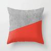 Cute Red Print Geometric Red Plaid Pink Lolita Pillow Cover Decorative Modern Nordic Throw Pillow Cover