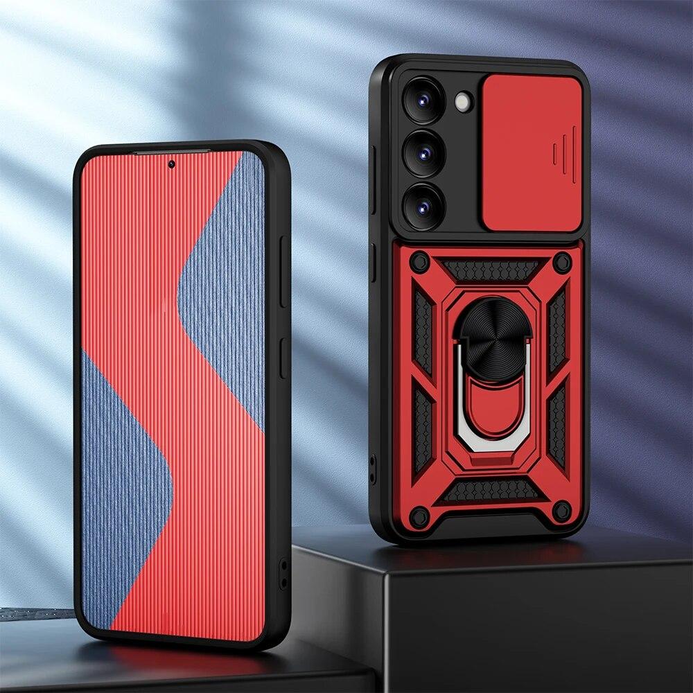 KEYSION Противоударный чехол для Samsung S24 Ultra 5G S23 FE 5G, защитное кольцо для объектива камеры, чехол для телефона Galaxy S23 Ultra 5G