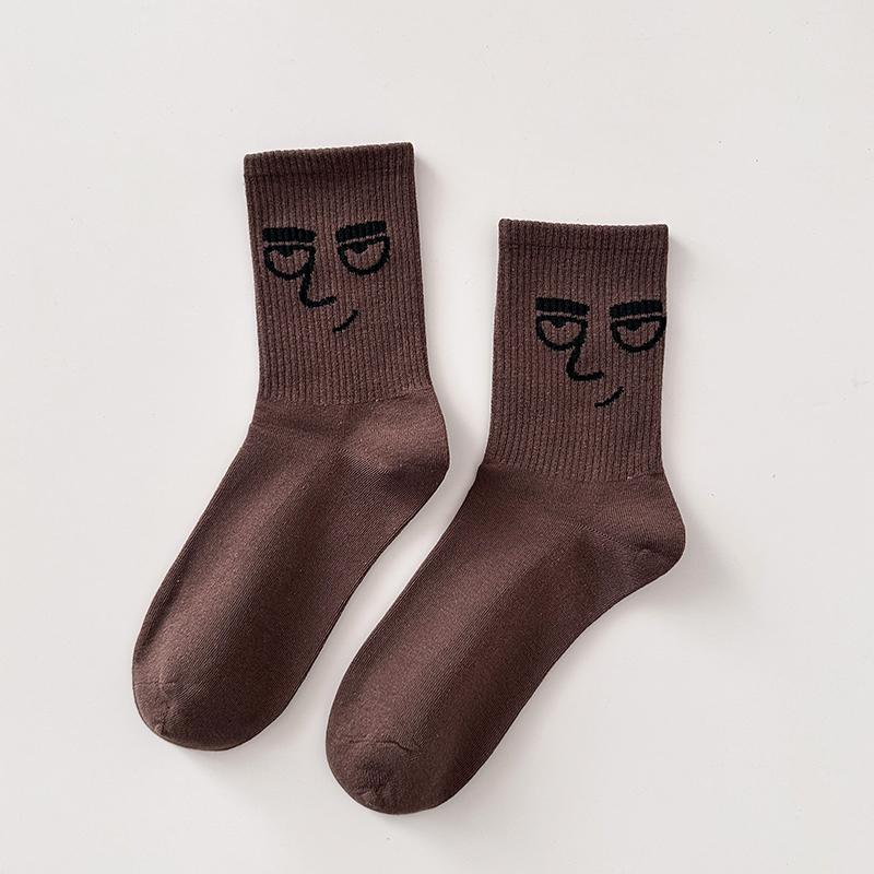 Корейские модные носки в стиле Харадзюку для женщин и мужчин, забавные носки унисекс 16 цветов, гребенной хлопок, уличный стиль, скейтборд, повседневные, парные носки-гольфы