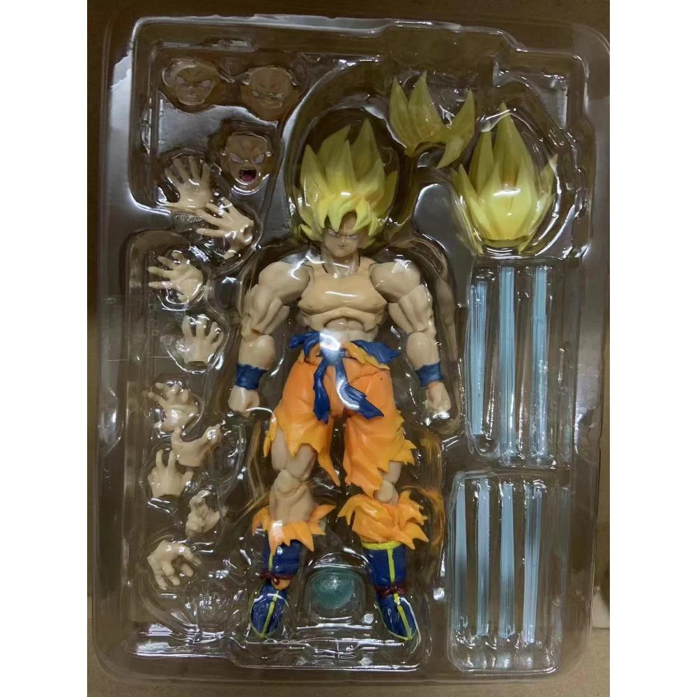 Аниме Dragon Ball Z SHF Сон Гоку Артикулированная Фигурка Коллекционные Игрушки 17см