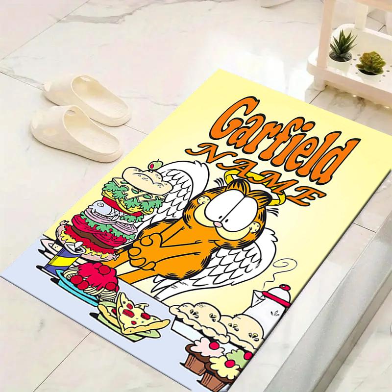 Custom 1Pc Christmas Garfield Celebration Rug Office Carpet Indoor Outdoor Entrance Doormat Nonslip Soft And Comfortable Living Room D291573