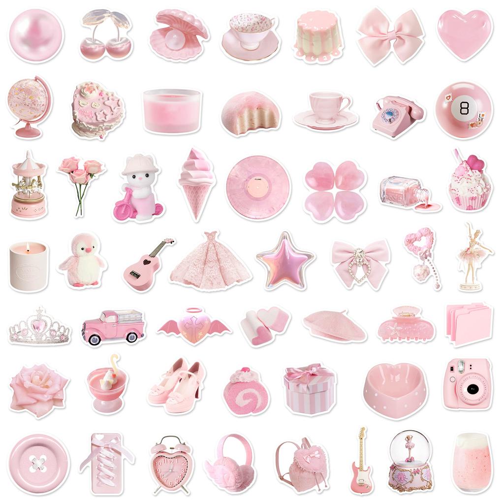 50 шт. Мультяшные Водонепроницаемые Граффити Наклейки Эстетичные Декоративные Чемодан Ноутбук Кружка Телефон Холодильник Скрапбук Детские Наклейки