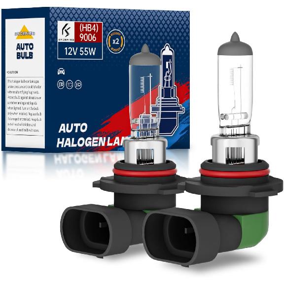 9007/HB5 Halogen Headlight Bulbs,12V 55W Standard Halogen,4000 Lumens,3800K,Headlight High and Low Beam,Automotive Headlight Bulbs,Head Light Bulbs