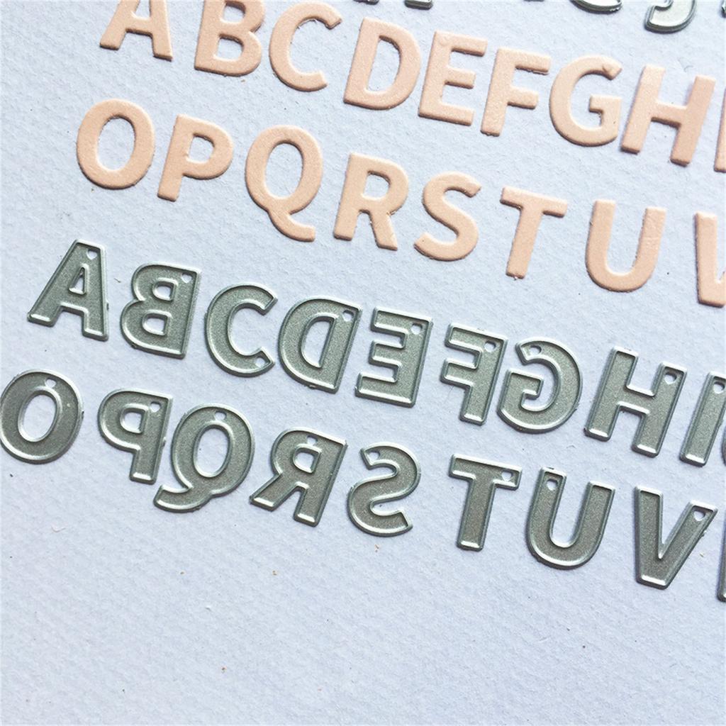 Alphabet Letters Decoration  Frames Cutting Dies DIY Scrap Booking Photo Album Embossing Paper Cards