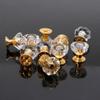 Cabinet Handles Wardrobe Diamond Shape Pull Handle Crystal Glass Knobs Cupboard Pulls Door Knobs