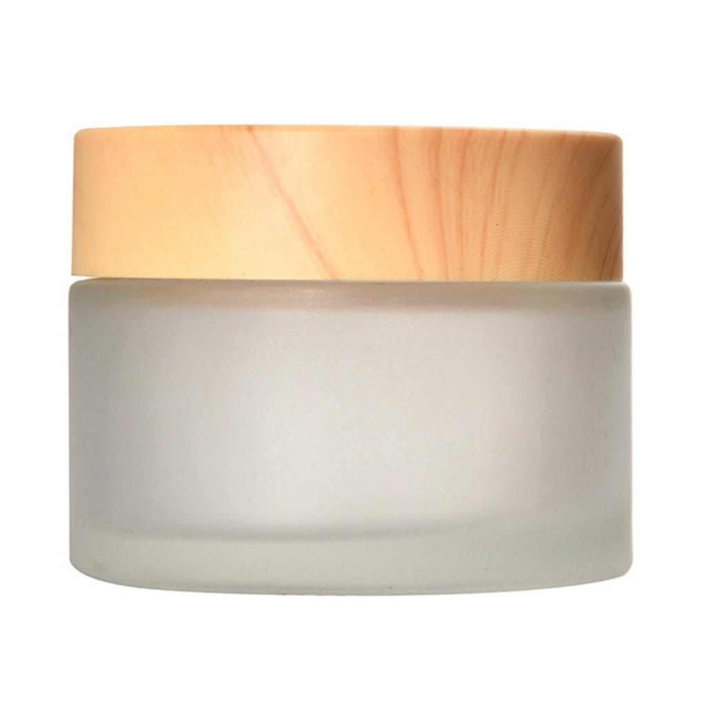 Glass Cosmetic Containers Empty Sample Jars with Leak Proof Lids Makeup Containers for Lotion Cream 5/10/15/20/30/50/60g