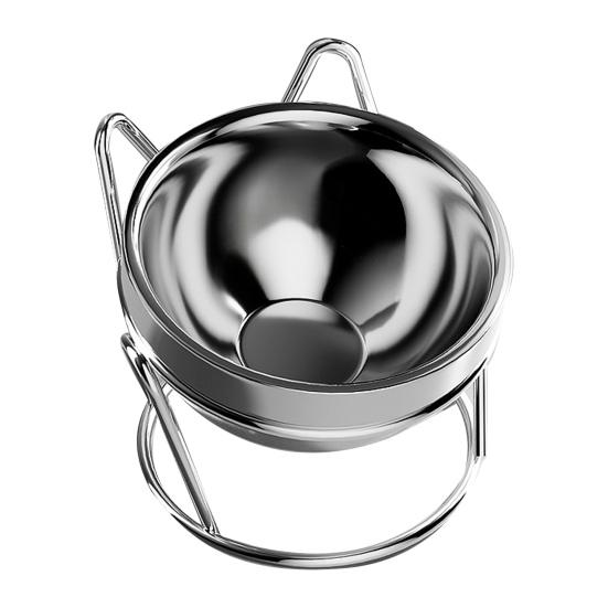 Приподнятая наклонная миска для кошек из нержавеющей стали 304, миска для кормления кошек с защитой от рвоты, приподнятая, дизайн с гладким краем, инструмент для корма для домашних животных