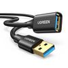 UGREEN USB-удлинитель 2 м, USB-удлинительный кабель с разъемами для передачи данных, A-male на A-USB, удлинительный шнур 3.0, позолоченный, высокоскоростная передача, Female,