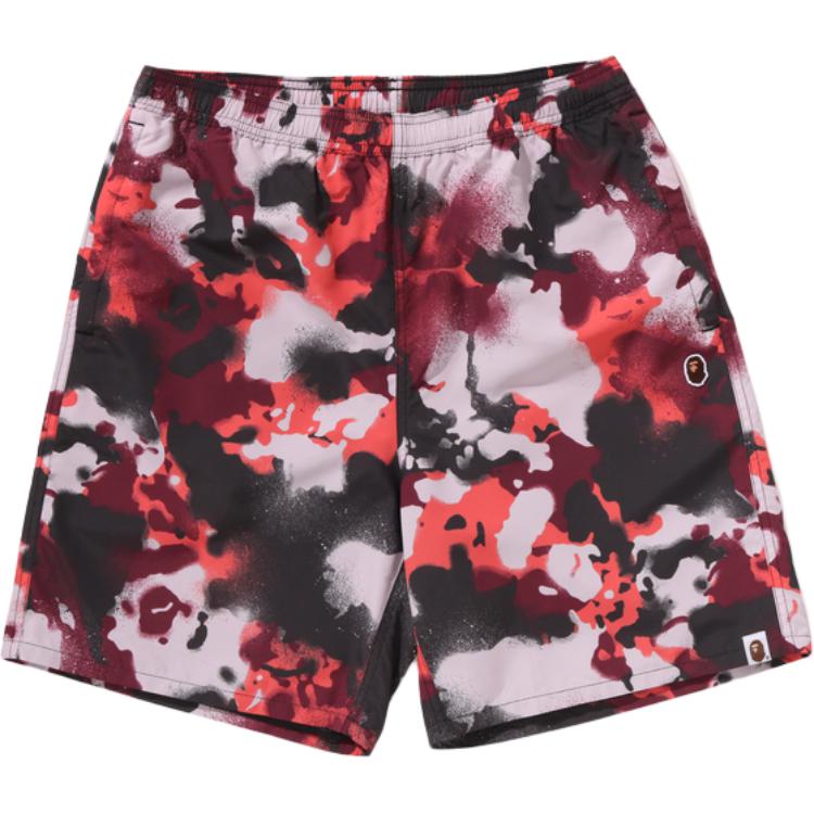 Пляжные шорты Bape Map Camo Regular Fit 0ZXSPM002531O