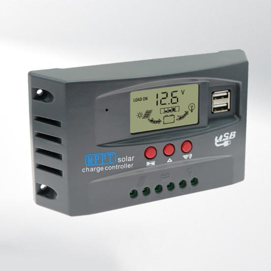 Контроллер панели солнечной зарядки 30A-100A 12В/24В Системы Регулятор солнечной зарядки со стабилизацией напряжения Защита от перезаряда Рассеивание тепла