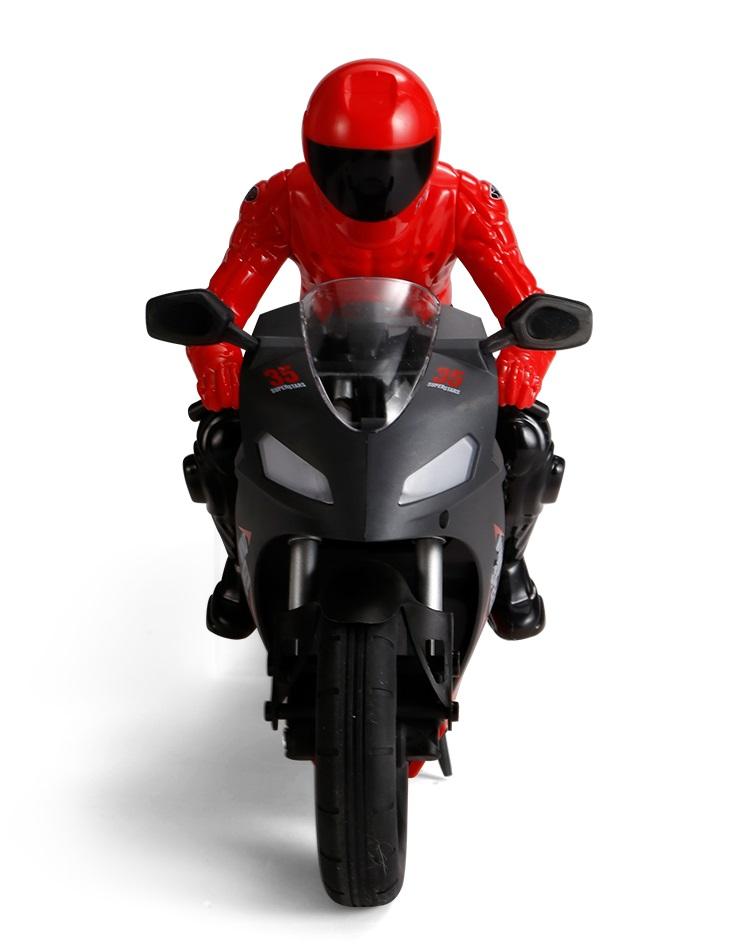 DG-801 1/6 Self-Balancing RC Motorcycle 6 Axis of Gyroscope Stunt Racing Motorcycle Plastic Mini Motorcycle Toy