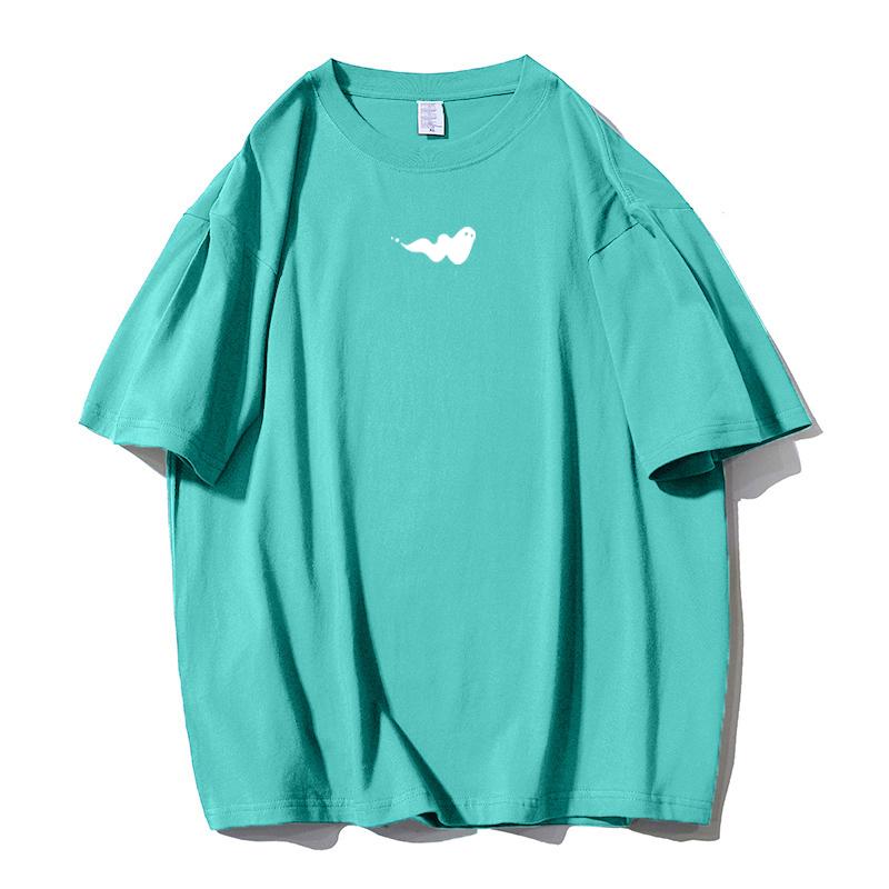 Shellsuning большие футболки с принтом для женщин, летние новые повседневные винтажные хлопковые мягкие базовые футболки с круглым вырезом, уличная одежда, одежда для пар, корейские готические топы