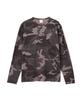 Daily Rib Long Sleeve Crew Neck Camouflage Rib Crew Neck Long Sleeve for Daily Size Black 6153481 T-Shirt (Web Exclusive) T-Shirt Wear, Men's