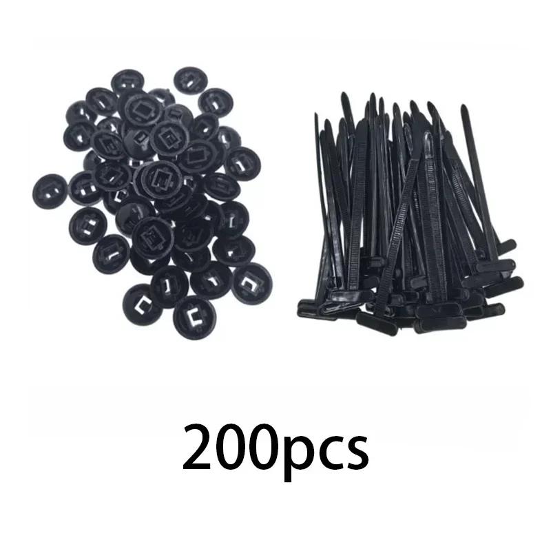 500-5Set Nylon Universal Cable Tie Buckle Car Fender Engine Guard Self-locking Zip Tie Heavy Duty Nylon Cable Ties Fastener