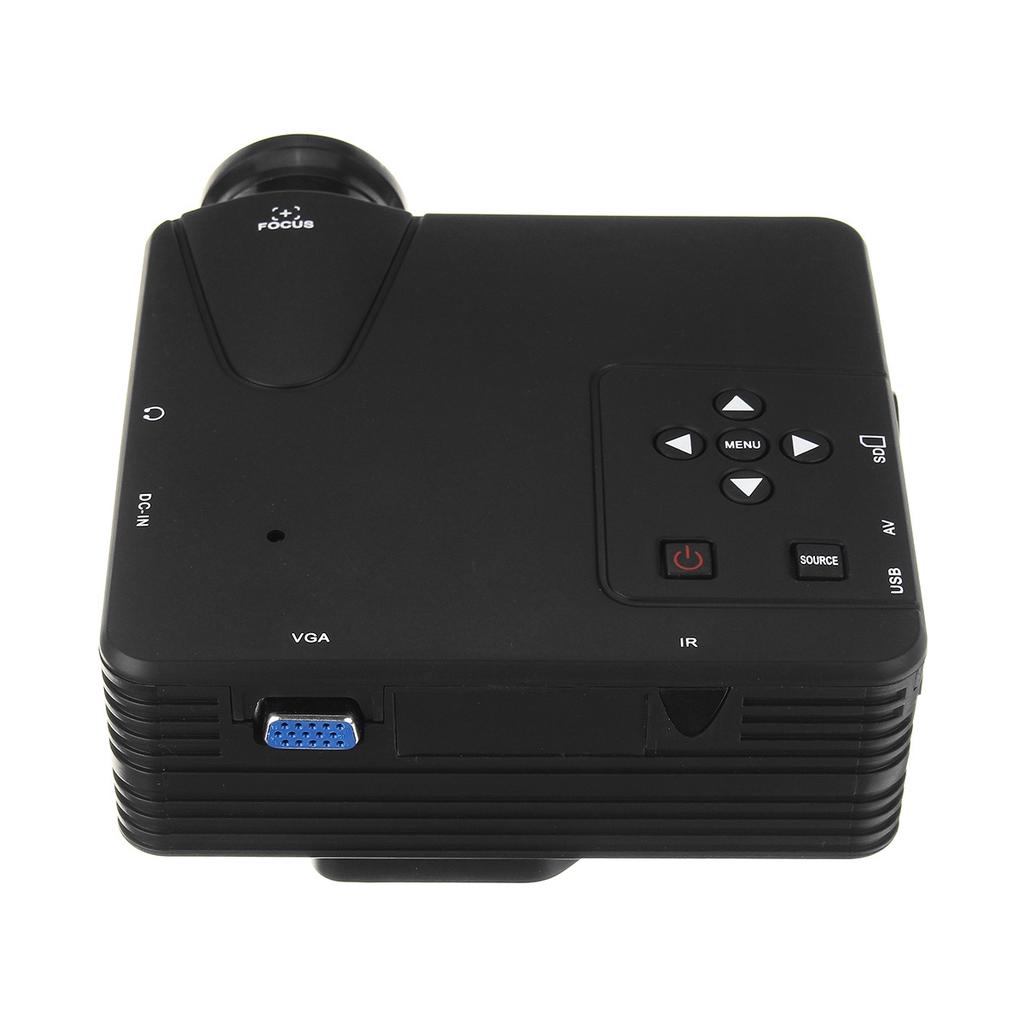 H80 Мини Портативный видео светодиодный проектор Full HD 1080P Домашний кинотеатр AV/VGA/SD/USB/HDMI Карманный ТВ 3D