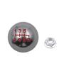 COZENTA Shift Knob Mission Knob Round M10*1.5 Aluminum Mission 6 Speed (Silver)