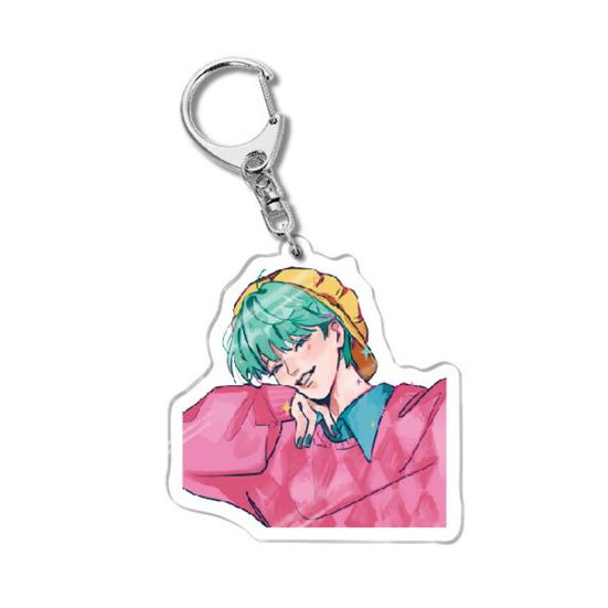 Корейский Поп Мультфильм Шарм Акриловый Аниме Персонаж Мальчик Тигр Брелок Шарм Милый Шарм для Сумки Рюкзака