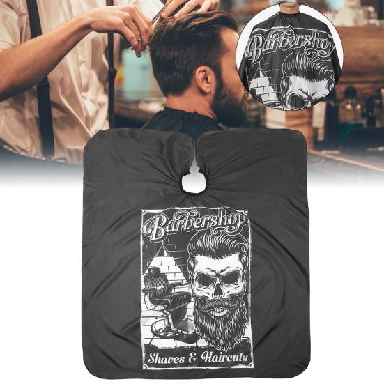 Профессиональный Плащ для Стрижки Волос на Лице (Усы) Парикмахерский Халат Ткань