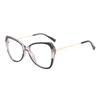 Anti-blue Light Glasses Metal Cat Eye Eyewear Women Men Exquisite Sweet Eyeglasses Blue Light Blocking Man Lady Computer Eyeglas