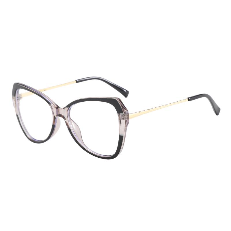 Anti-blue Light Glasses Metal Cat Eye Eyewear Women Men Exquisite Sweet Eyeglasses Blue Light Blocking Man Lady Computer Eyeglas