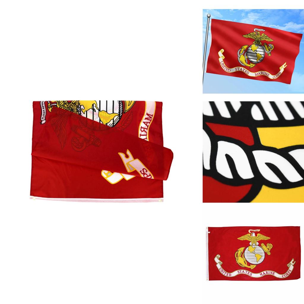 United States Marine Corps Banner Polyester Fabric For Home Use