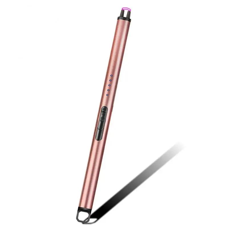 Электрические дуговые зажигалки Металлическая кухонная зажигалка Газовая плита Ветрозащитная зажигалка Свеча Уличная USB перезаряжаемая плазменная электронная зажигалка