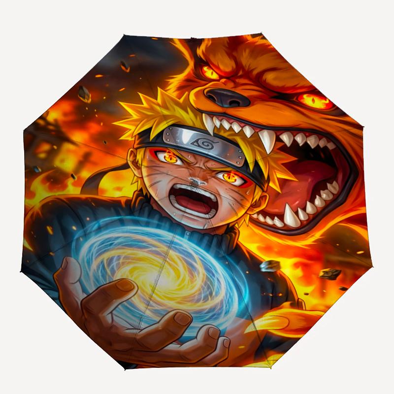 1pc Naruto2 Umbrella, Sun Protection, And UV Shielding. It Has Eight Sturdy Ribs for Outdoor Use And Perfect As a Holiday Gift