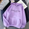 Letter Print New Hooded Sweater Women's Spring Long-sleeved Lazy Style Loose Hooded Top