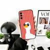Duck Phone Case Black Silicone Soft For Samsung Galaxy A73,A72,A71,A70,A53,A52,A51