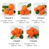 And Leaves Fruit Display Imitation Fruits Fake Oranges Artificial Fruit Tangerine Model Party Decor
