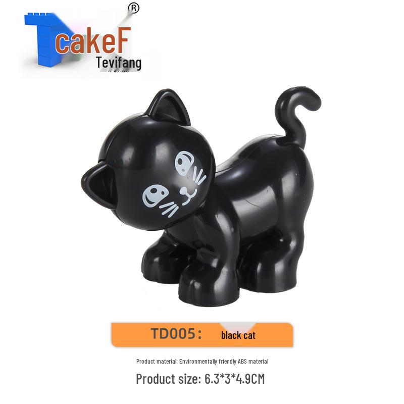 Крупные строительные блоки из частиц: Совместимые Игрушки для Обучения Животным Фермы Прерии Океана для Детей