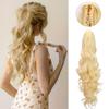 Synthetic Long Wavy Ponytails Clip In Hair Extensions Claw Ponytails Hair For Women Daily Use