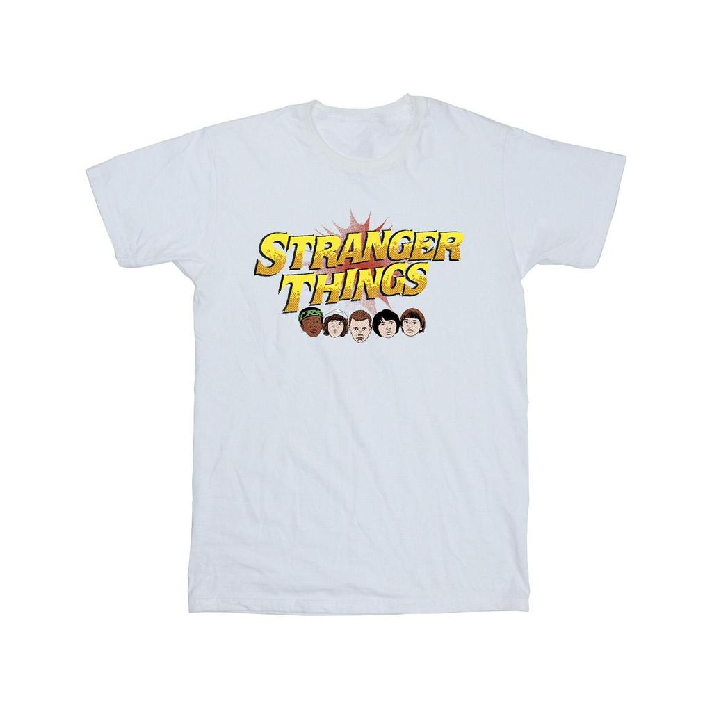 Netflix Mens Stranger Things Comic Heads T-Shirt