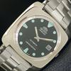 USED VINTAGE ORIENT AUTOMATIC 46961 JAPAN MENS BLACK COLOR DIAL WATCH A702246-5 R123-a702246