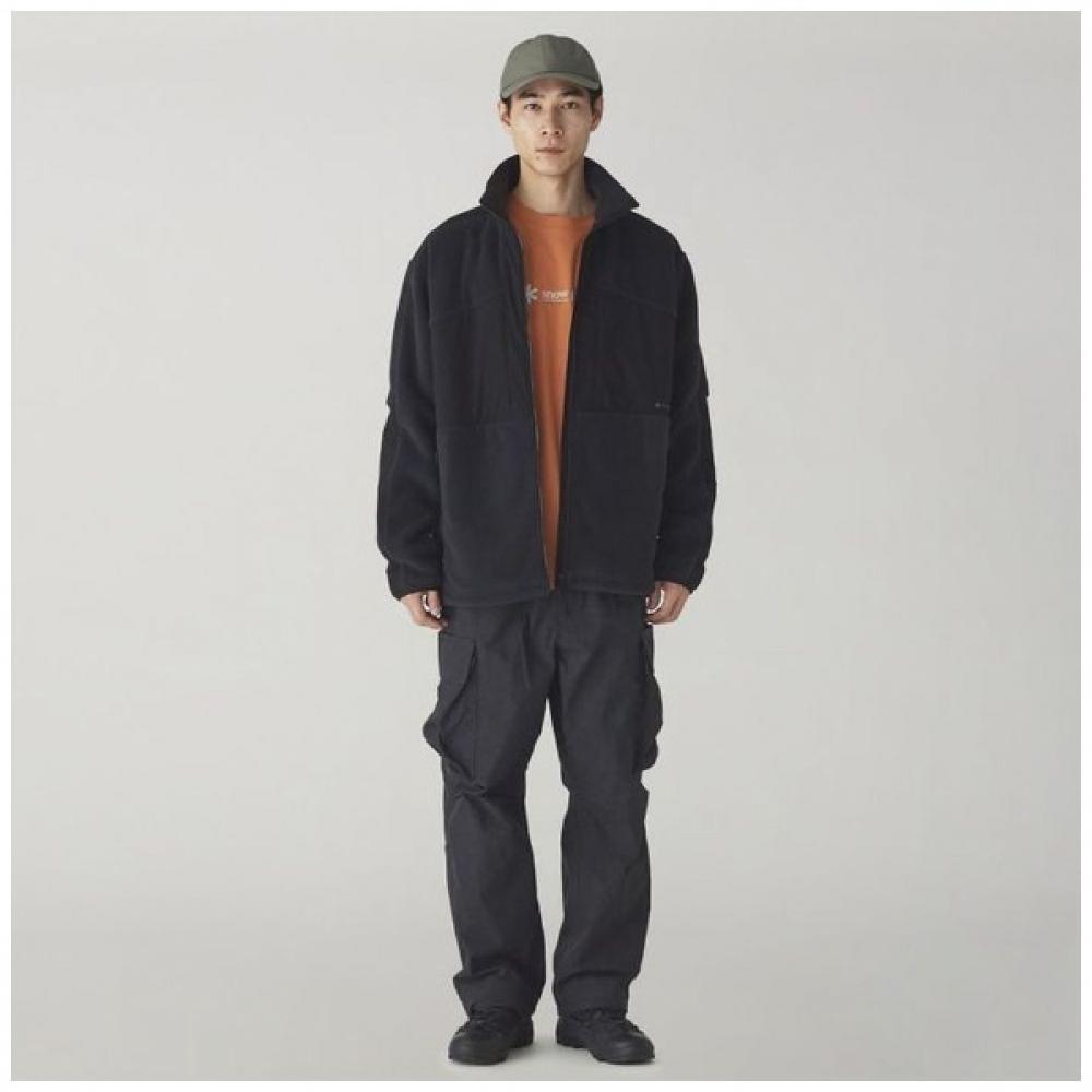 Snow Peak Unisex Double Face Fleece Jacket Black Sw 24au00703bk [Unisex Medium]