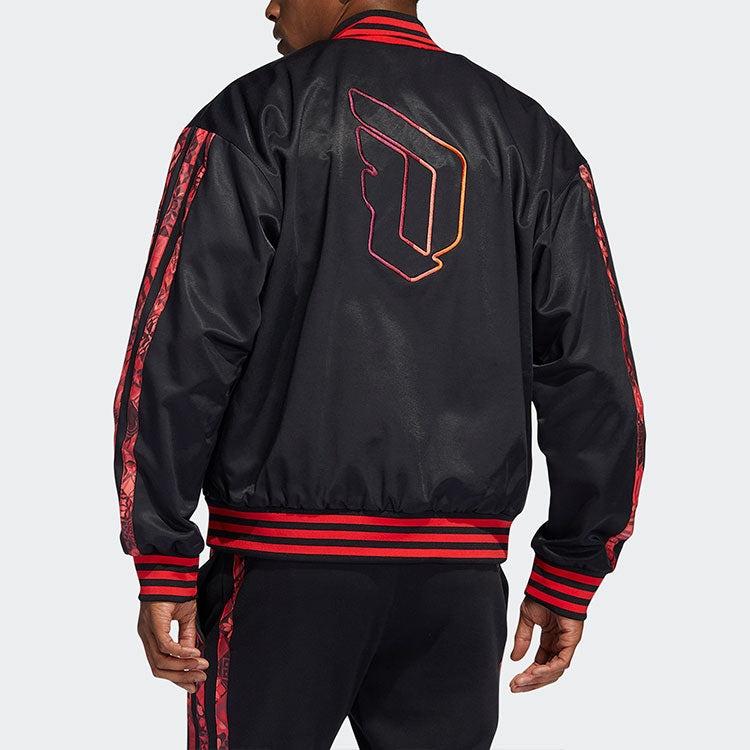 adidas Lillard Баскетбольная спортивная куртка-бомбер Мужская куртка черная HD7937