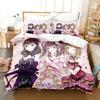 Anime Chieri Ogata Bedding Set 3D Printed Suitable for Bedroom Duvet Cover Set With Pillowcases Kids Home Textile