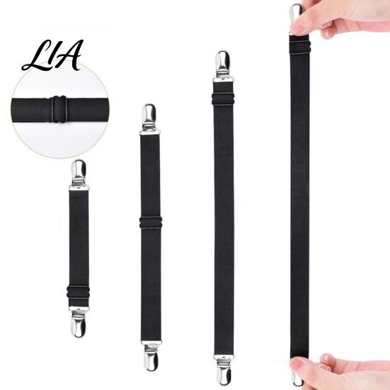 Elastic Bed Sheet Bands Adjustable Strap, Mattress Fasteners Holder And Suspender, Fitted Corner Sheets Gripper Clip for Cover, Sofa Cushion,