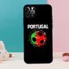 Чехол для телефона с флагом Португалии для iPhone 17 Air 16 15 13 12 11 14 Pro Max 12 13 mini 15 16 Plus 16e Обложка Coque