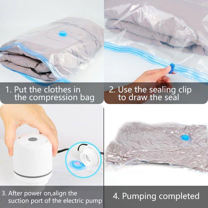 Pompe à air électrique portable - AIMOONSA - 30W - Haute efficacité - Vide max 4,0 kPa - Compact 9x6x6 cm