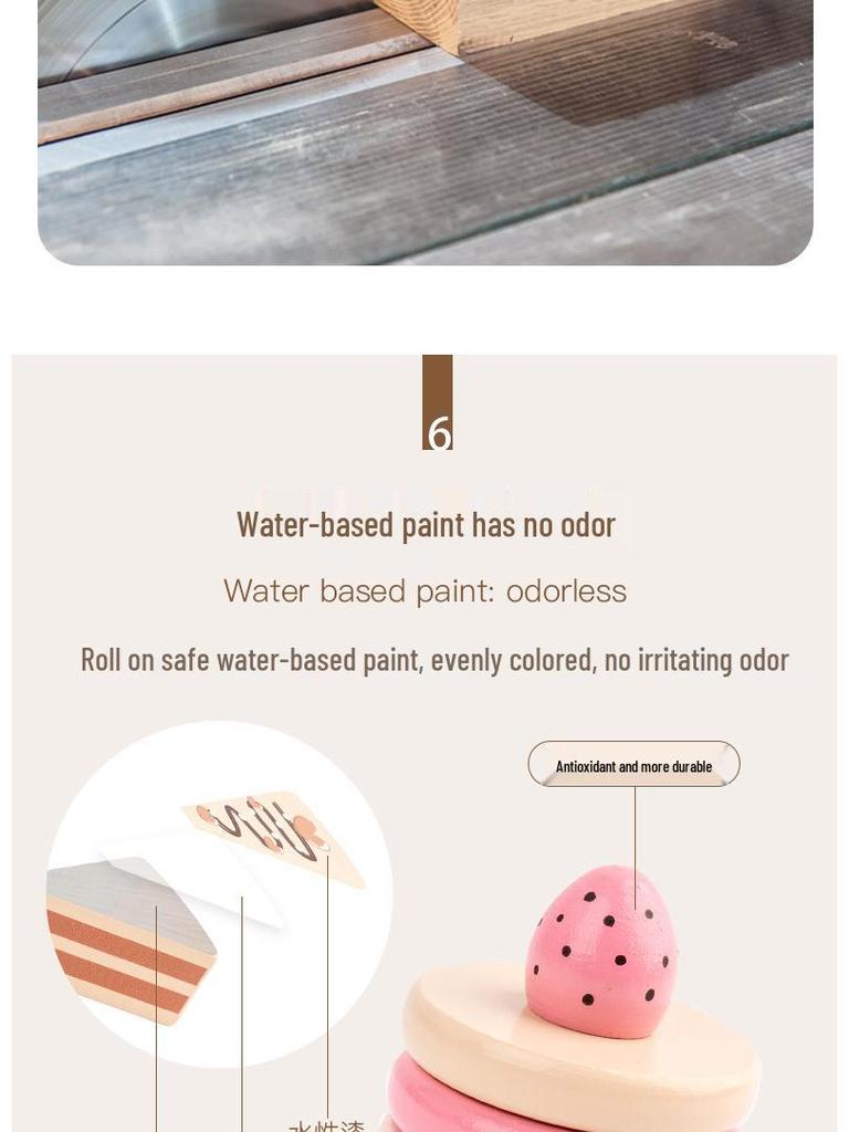 Children's Play Kitchen Set with Birthday Cake, Ice Cream, Dessert Stand, and Toy Food Models