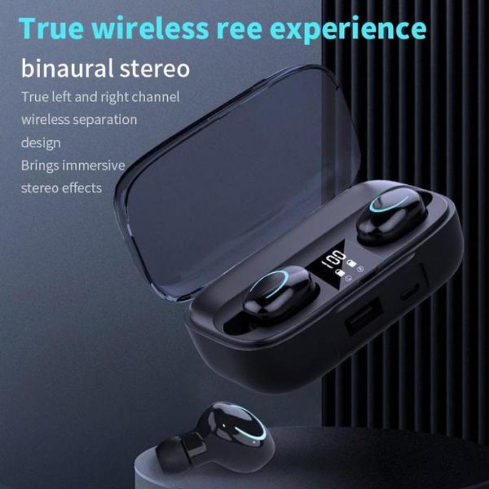 Мобильная кнопка питания Bluetooth-гарнитура TWS Спортивные наушники Мини-беспроводная Bluetooth-гарнитура