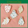 Charming Geometric Ghost Pin Unique Alloy Brooch For Fashionable Outfits And Scarves
